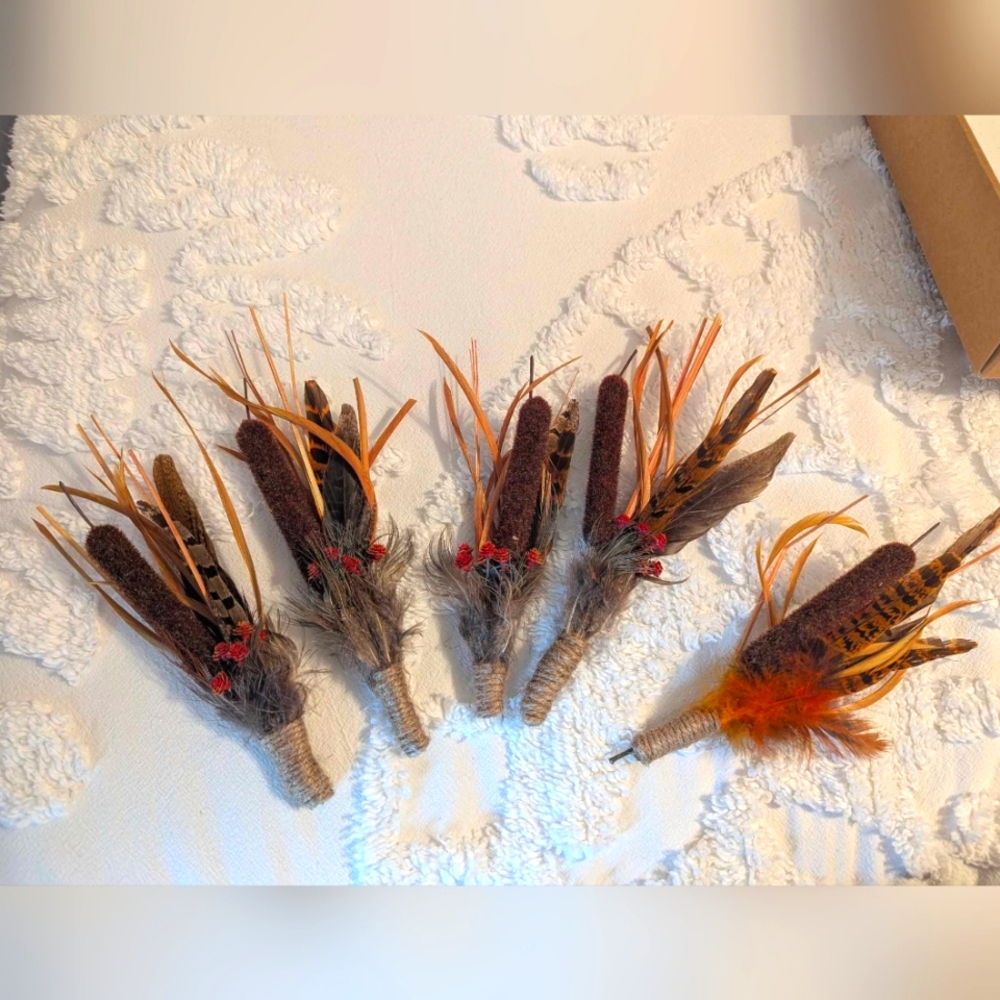 Handmade boutonnieres